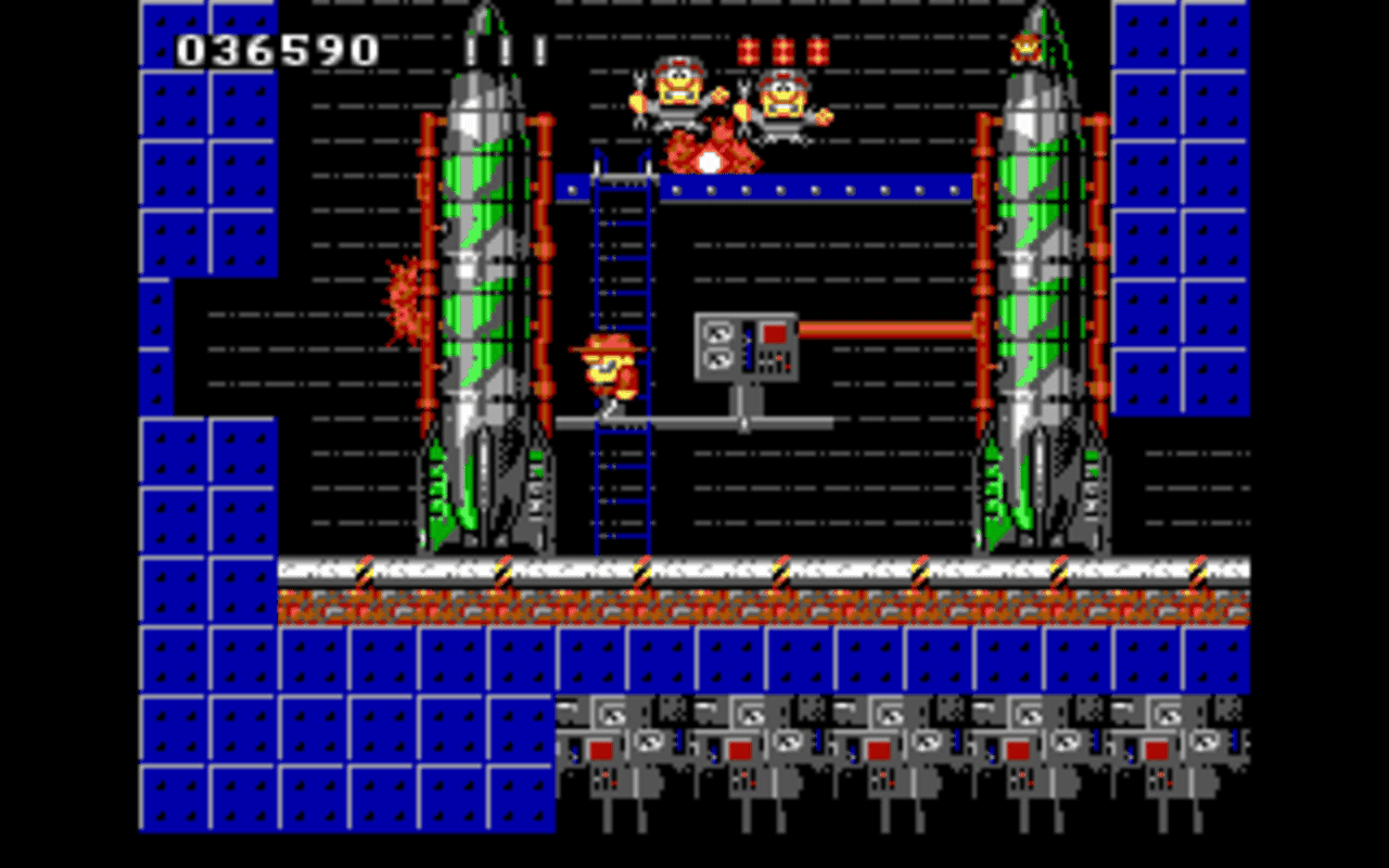 Gameplay screen of Rick Dangerous (8/8) Gameplay screen of Rick Dangerous (8/8)