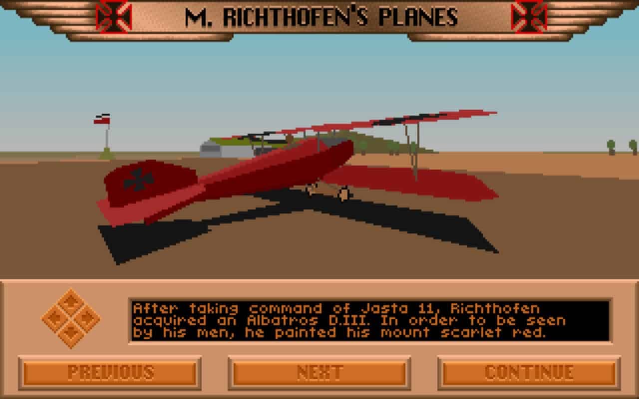 Gameplay screen of Red Baron (4/8) Gameplay screen of Red Baron (4/8)