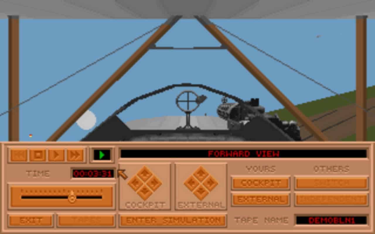 Gameplay screen of Red Baron (2/8) Gameplay screen of Red Baron (2/8)