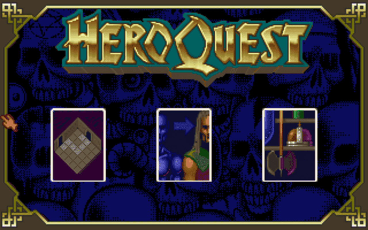 Gameplay screen of HeroQuest (1/8) Gameplay screen of HeroQuest (1/8)