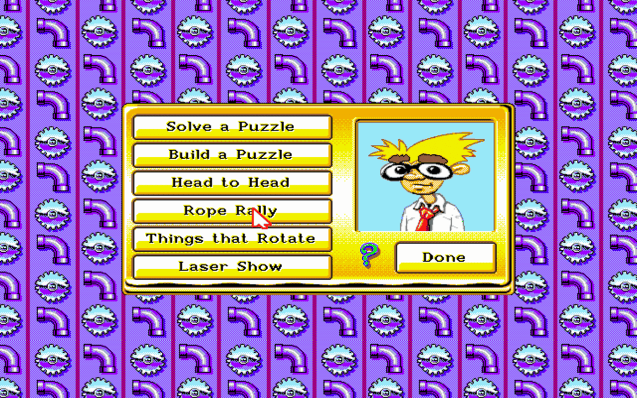 Gameplay screen of The Incredible Machine 2 (3/8) Gameplay screen of The Incredible Machine 2 (3/8)