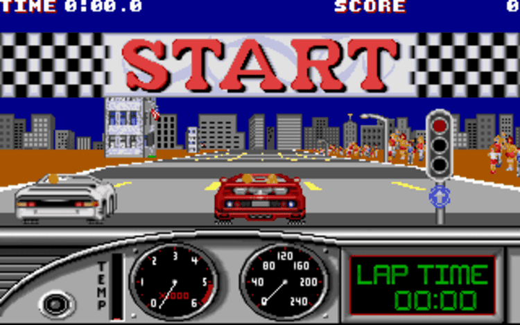 Gameplay screen of Turbo Out Run (2/8) Gameplay screen of Turbo Out Run (2/8)