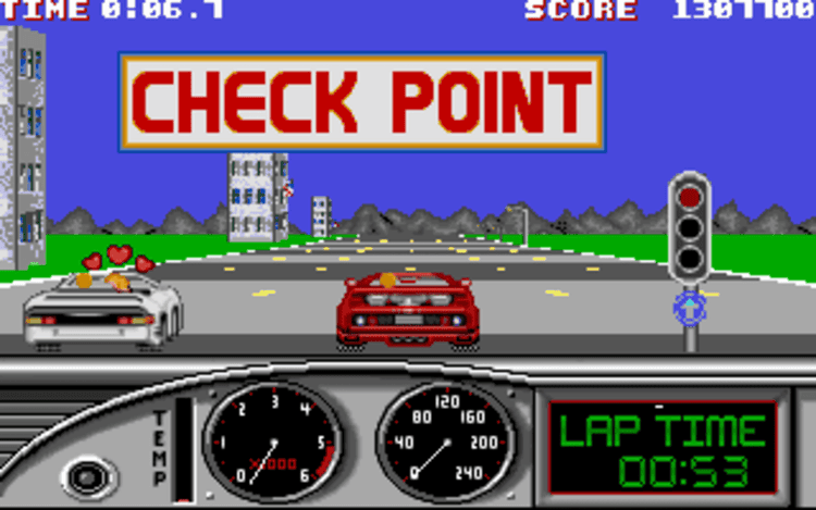 Gameplay screen of Turbo Out Run (4/8) Gameplay screen of Turbo Out Run (4/8)