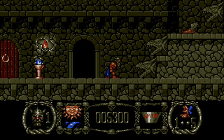 Gameplay screen of Stormlord (8/8) Gameplay screen of Stormlord (8/8)