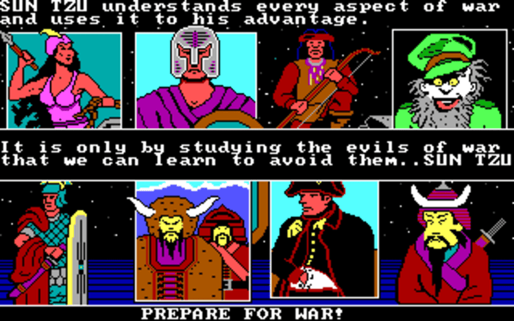 Gameplay screen of The Ancient Art of War (4/8) Gameplay screen of The Ancient Art of War (4/8)