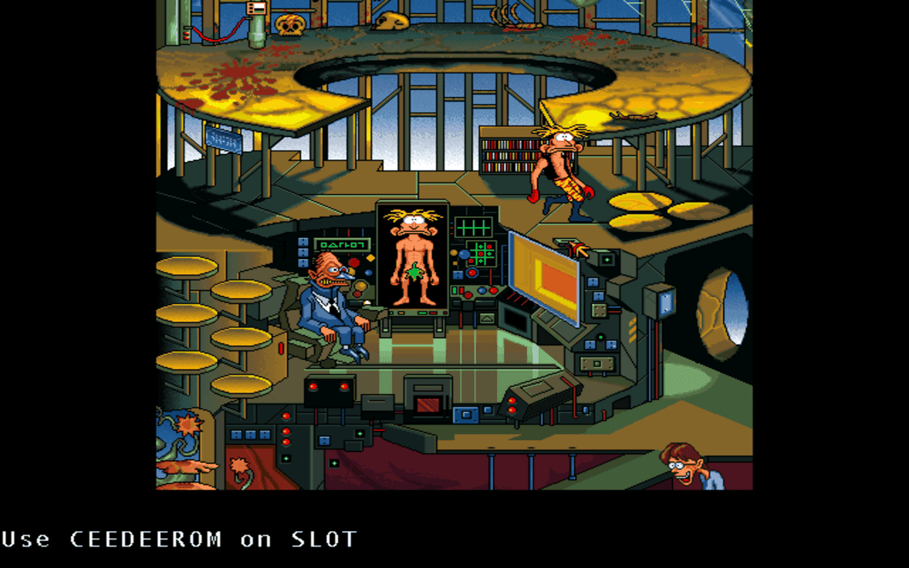 Gameplay screen of The Bizarre Adventures of Woodruff and the Schnibble (8/8) Gameplay screen of The Bizarre Adventures of Woodruff and the Schnibble (8/8)
