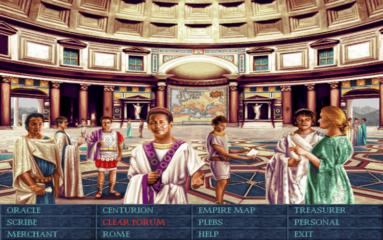 Gameplay screen of Caesar II (5/8) Gameplay screen of Caesar II (5/8)
