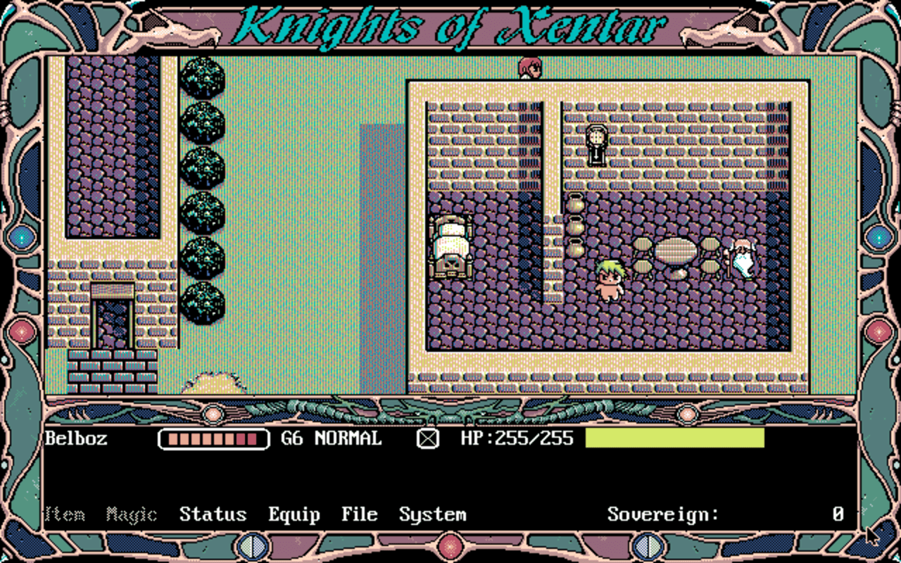 Gameplay screen of Knights of Xentar (2/8) Gameplay screen of Knights of Xentar (2/8)