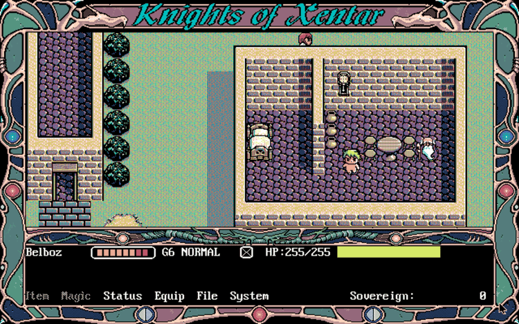 Gameplay screen of Knights of Xentar (2/8) Gameplay screen of Knights of Xentar (2/8)