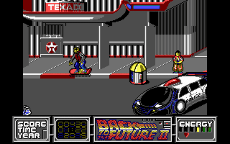 Gameplay screen of Back to the Future Part II (2/8) Gameplay screen of Back to the Future Part II (2/8)