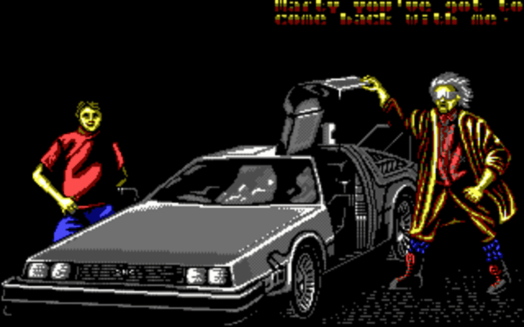 Gameplay screen of Back to the Future Part II (4/8) Gameplay screen of Back to the Future Part II (4/8)