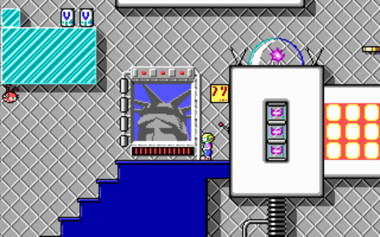 Gameplay screen of Commander Keen 2: The Earth Explodes (3/8) Gameplay screen of Commander Keen 2: The Earth Explodes (3/8)