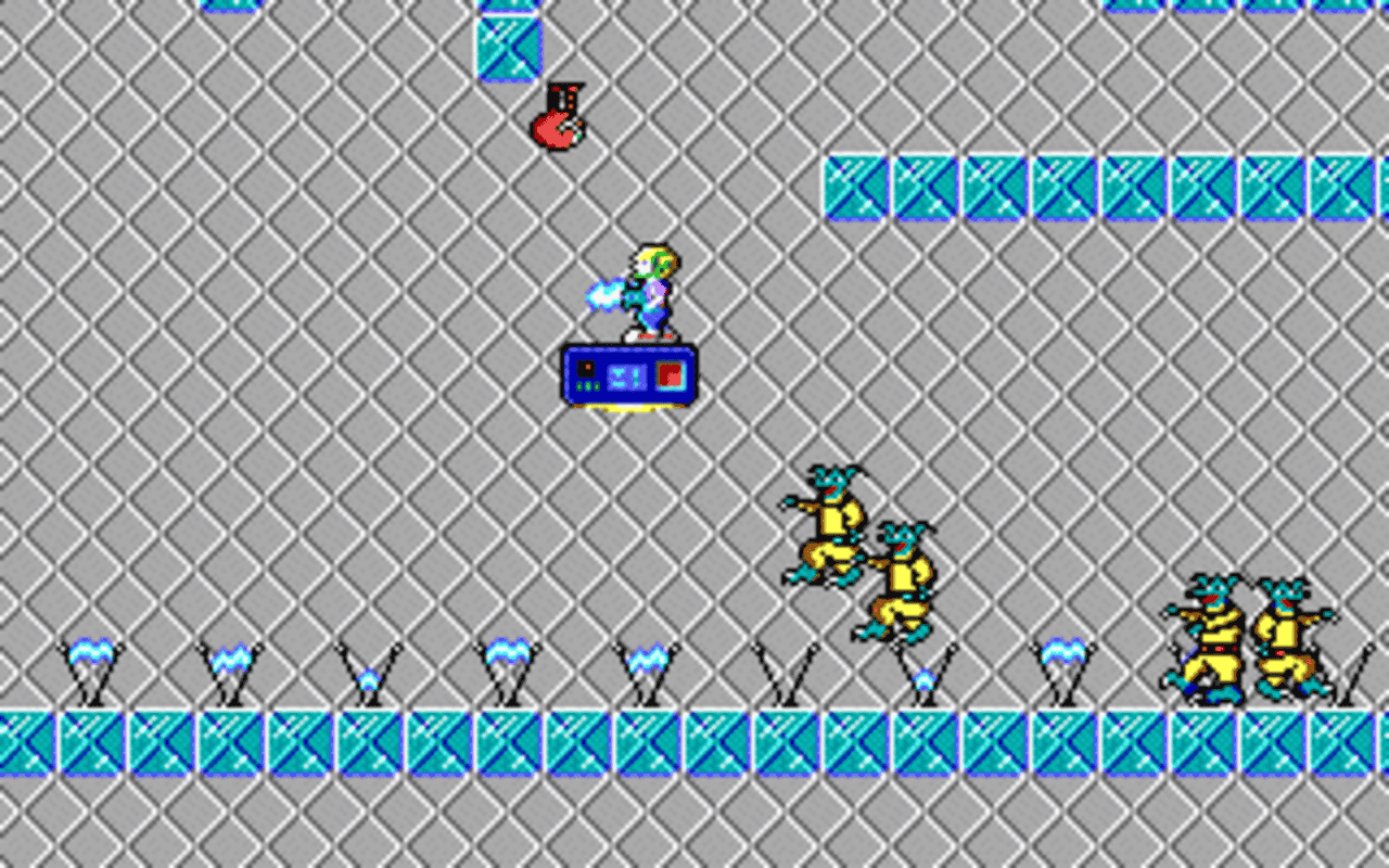 Gameplay screen of Commander Keen 2: The Earth Explodes (4/8) Gameplay screen of Commander Keen 2: The Earth Explodes (4/8)