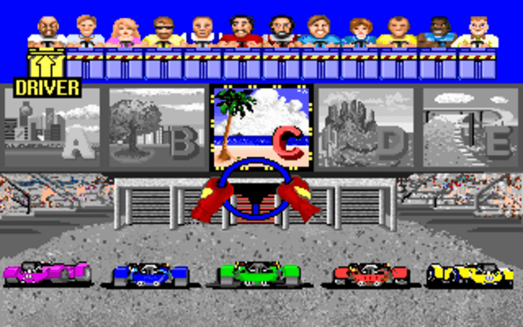 Gameplay screen of Power Drift (5/8) Gameplay screen of Power Drift (5/8)