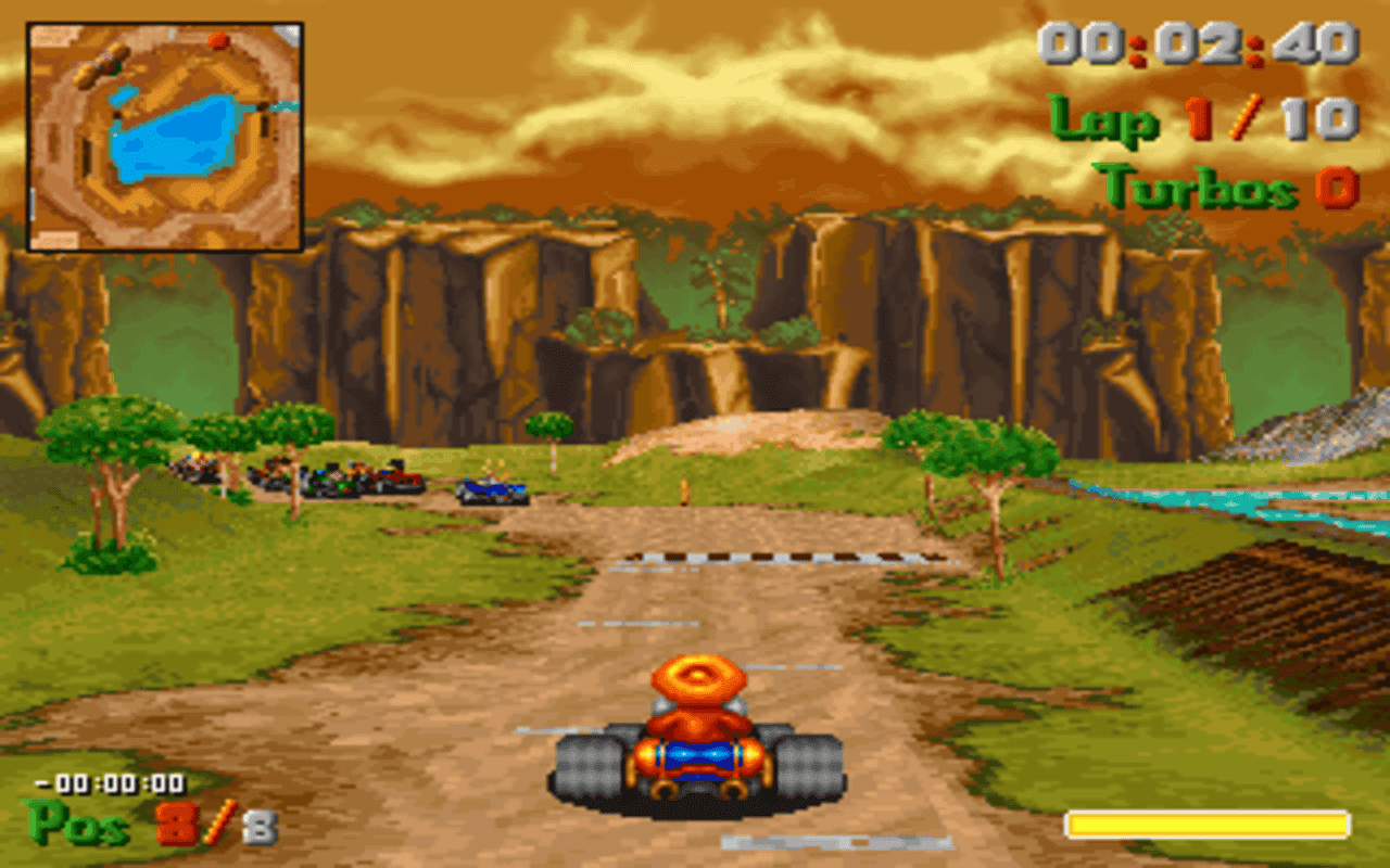 Gameplay screen of Street Racer (2/4) Gameplay screen of Street Racer (2/4)