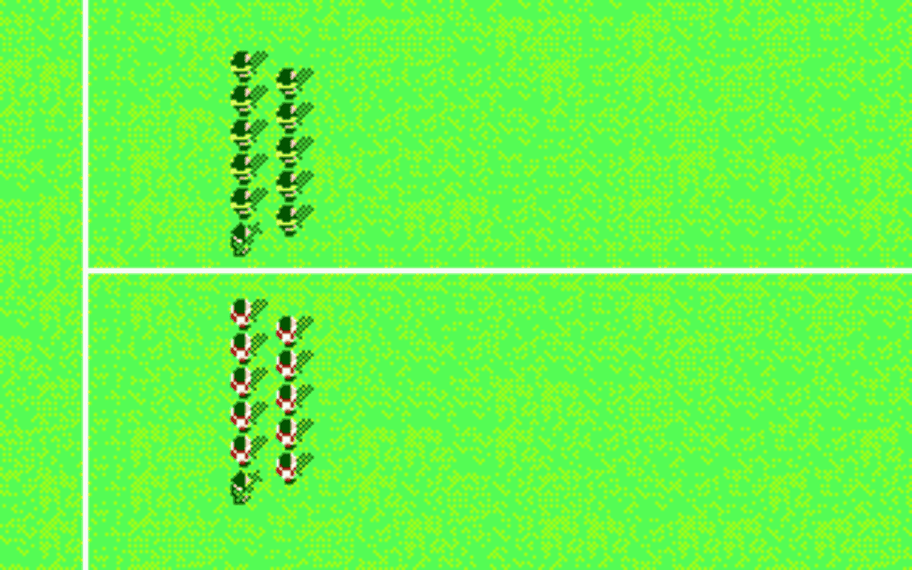 Gameplay screen of Kick Off 2 (3/8) Gameplay screen of Kick Off 2 (3/8)