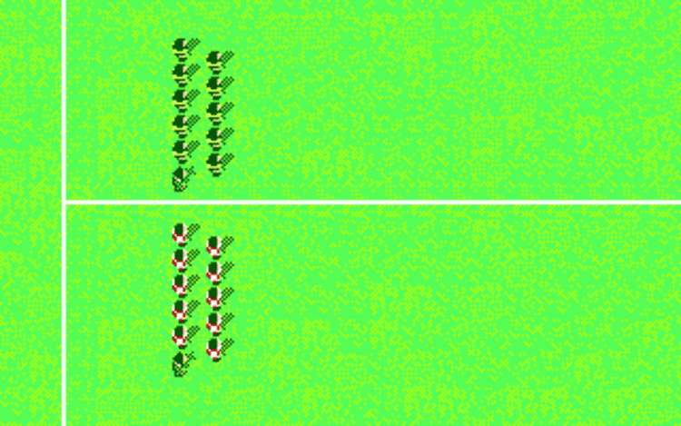 Gameplay screen of Kick Off 2 (3/8) Gameplay screen of Kick Off 2 (3/8)