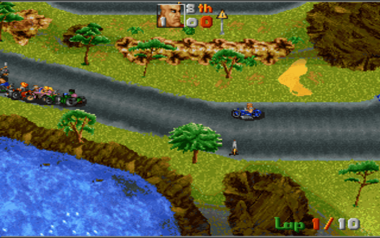 Gameplay screen of Street Racer (4/4) Gameplay screen of Street Racer (4/4)
