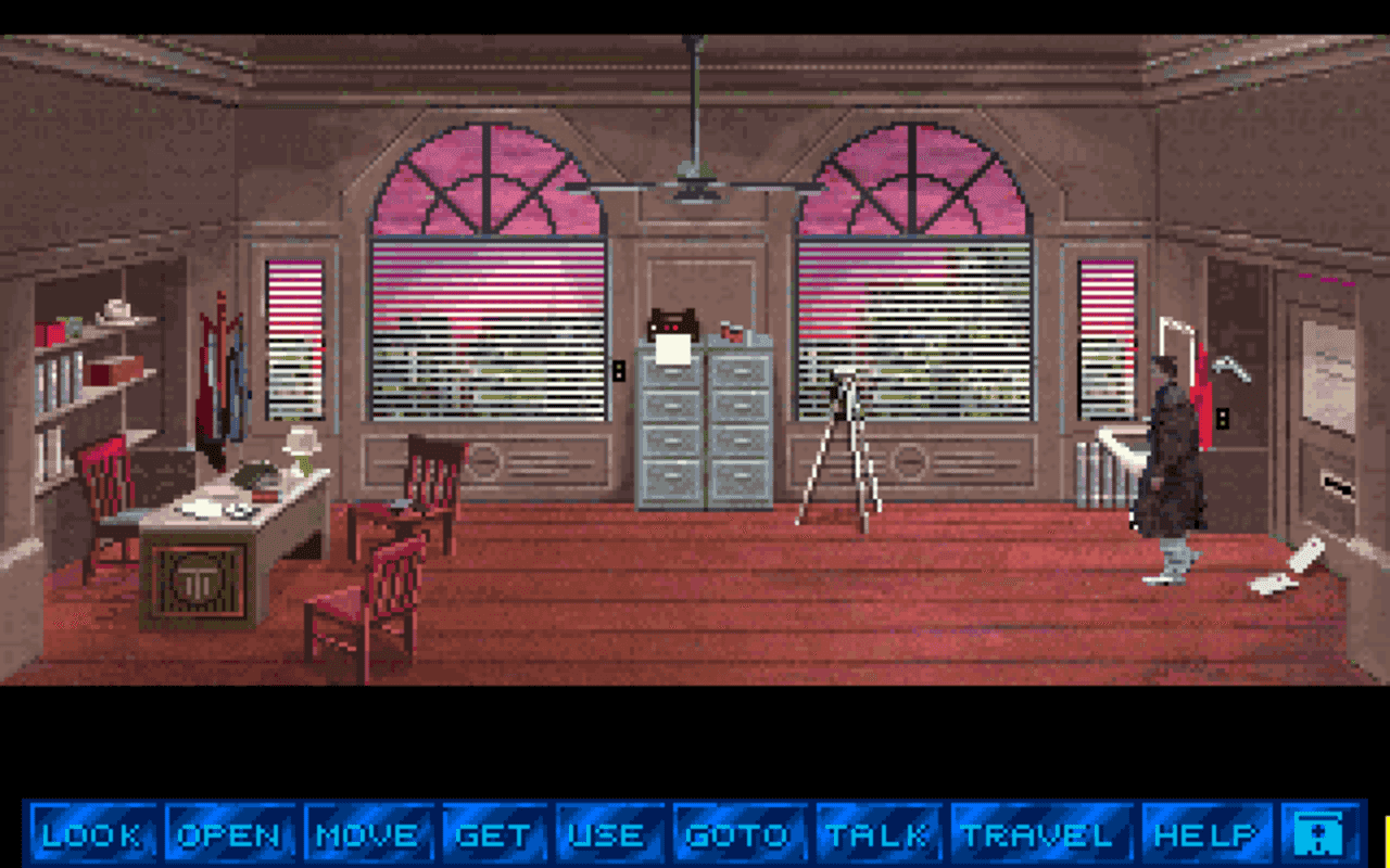 Gameplay screen of Martian Memorandum (1/8) Gameplay screen of Martian Memorandum (1/8)