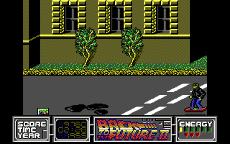 Gameplay screen of Back to the Future Part II (6/8) Gameplay screen of Back to the Future Part II (6/8)