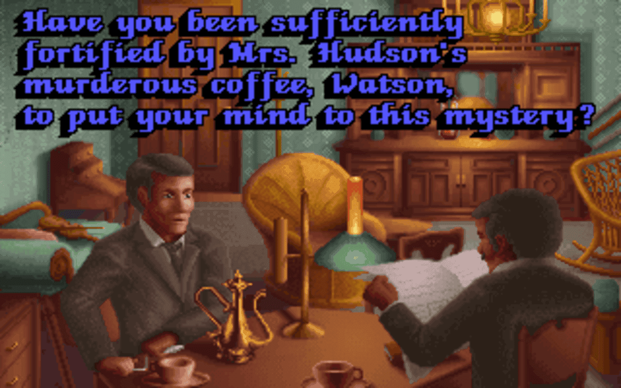 Gameplay screen of The Lost Files of Sherlock Holmes: The Case of the Serrated Scalpel (2/8) Gameplay screen of The Lost Files of Sherlock Holmes: The Case of the Serrated Scalpel (2/8)
