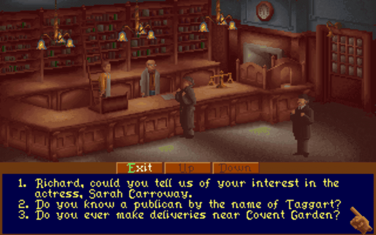 Gameplay screen of The Lost Files of Sherlock Holmes: The Case of the Serrated Scalpel (4/8) Gameplay screen of The Lost Files of Sherlock Holmes: The Case of the Serrated Scalpel (4/8)