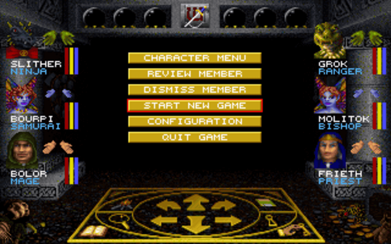 Gameplay screen of Wizardry: Crusaders of the Dark Savant (1/8) Gameplay screen of Wizardry: Crusaders of the Dark Savant (1/8)