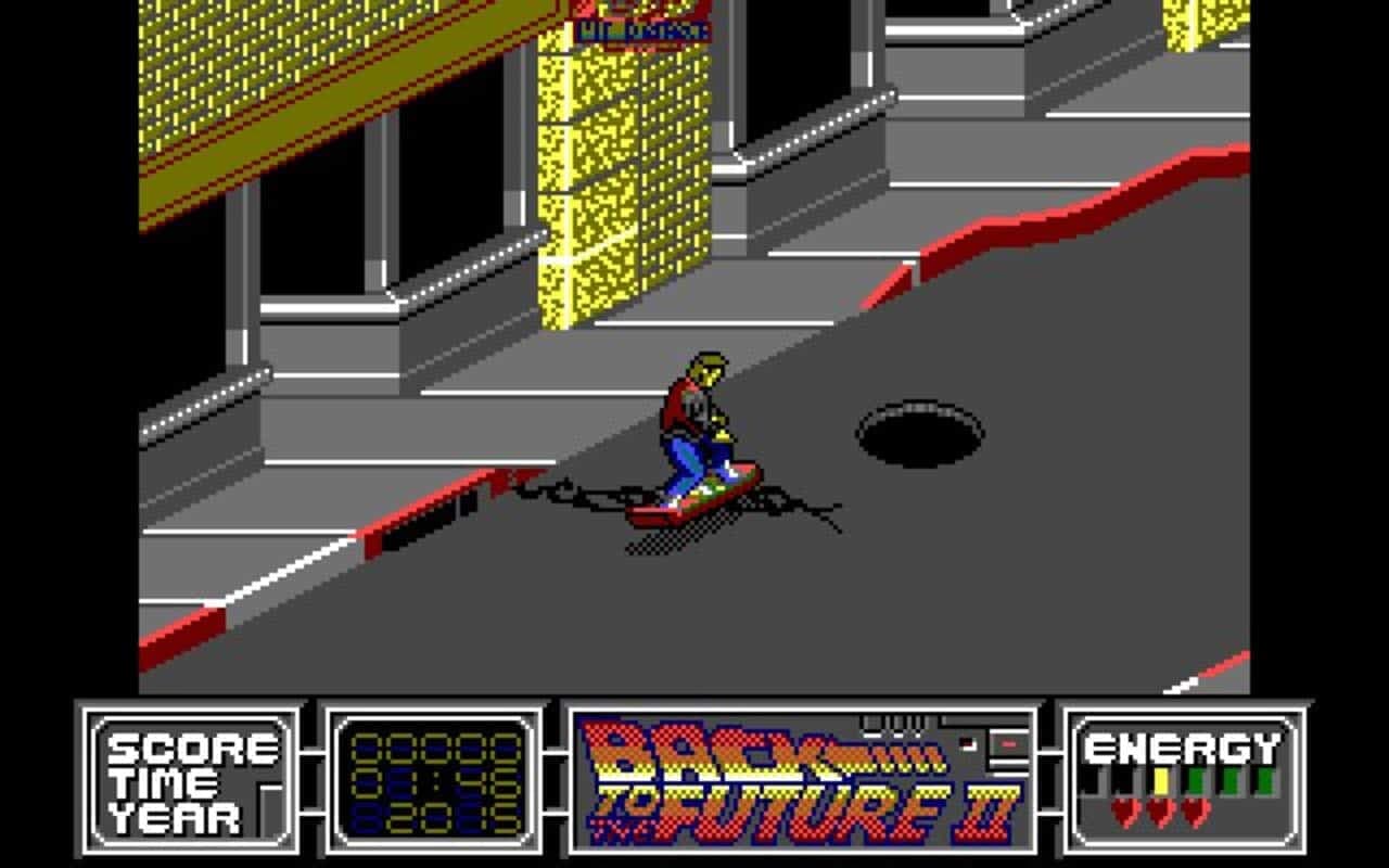 Gameplay screen of Back to the Future Part II (7/8) Gameplay screen of Back to the Future Part II (7/8)