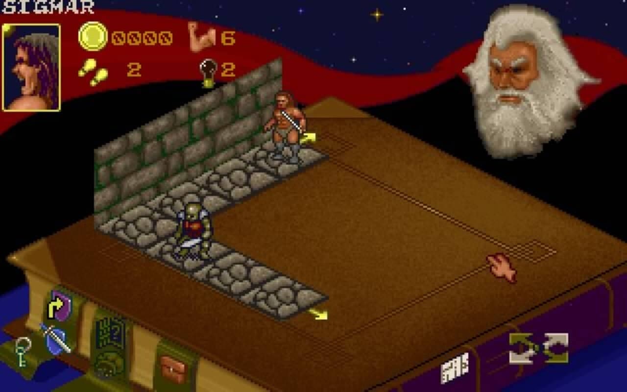 Gameplay screen of HeroQuest (7/8) Gameplay screen of HeroQuest (7/8)