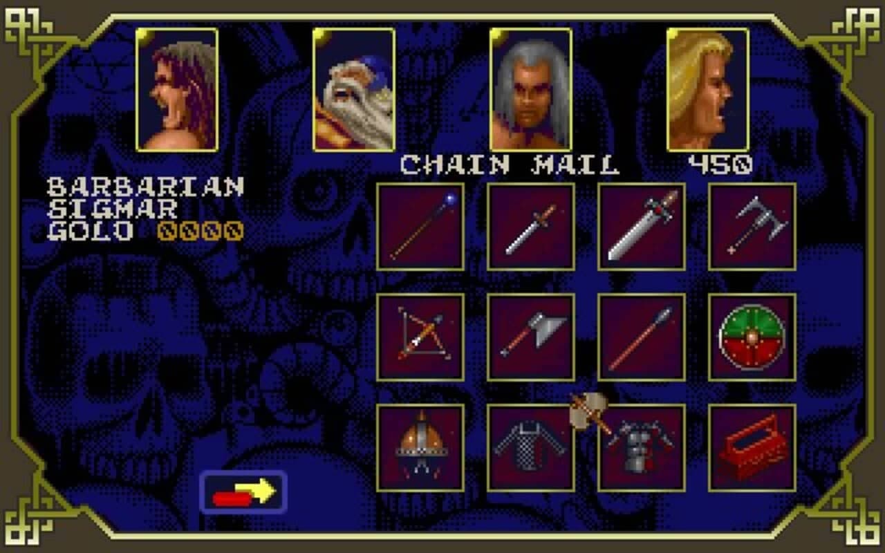Gameplay screen of HeroQuest (8/8) Gameplay screen of HeroQuest (8/8)