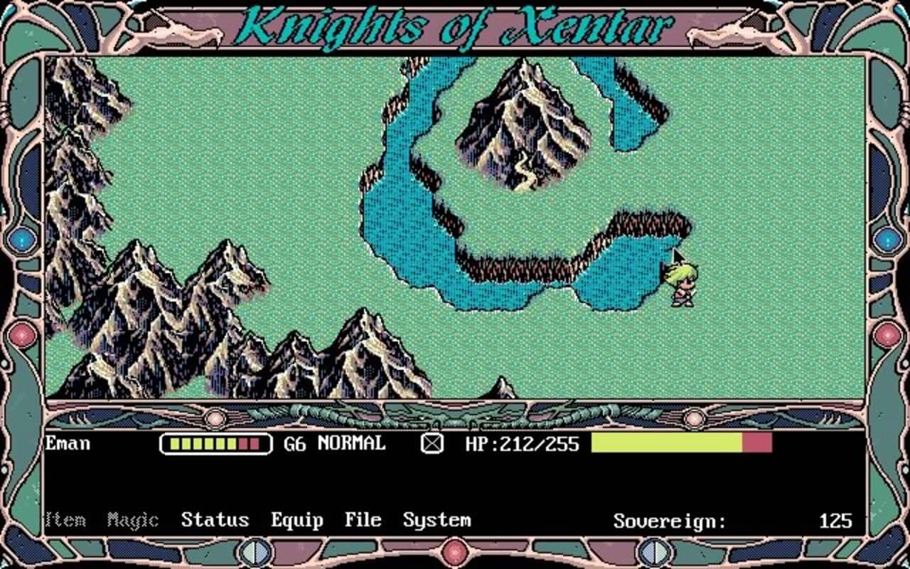 Gameplay screen of Knights of Xentar (7/8) Gameplay screen of Knights of Xentar (7/8)
