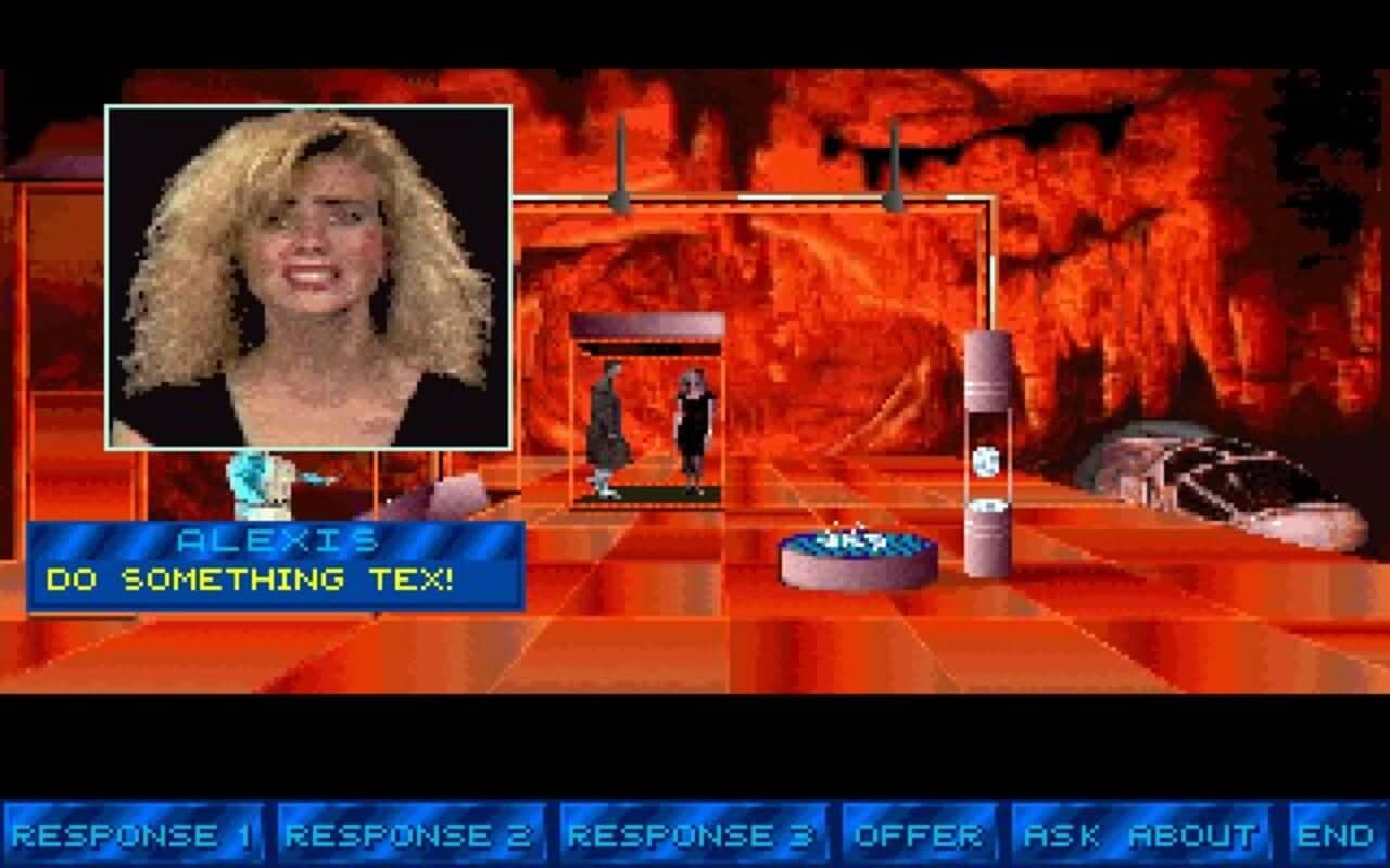 Gameplay screen of Martian Memorandum (8/8) Gameplay screen of Martian Memorandum (8/8)