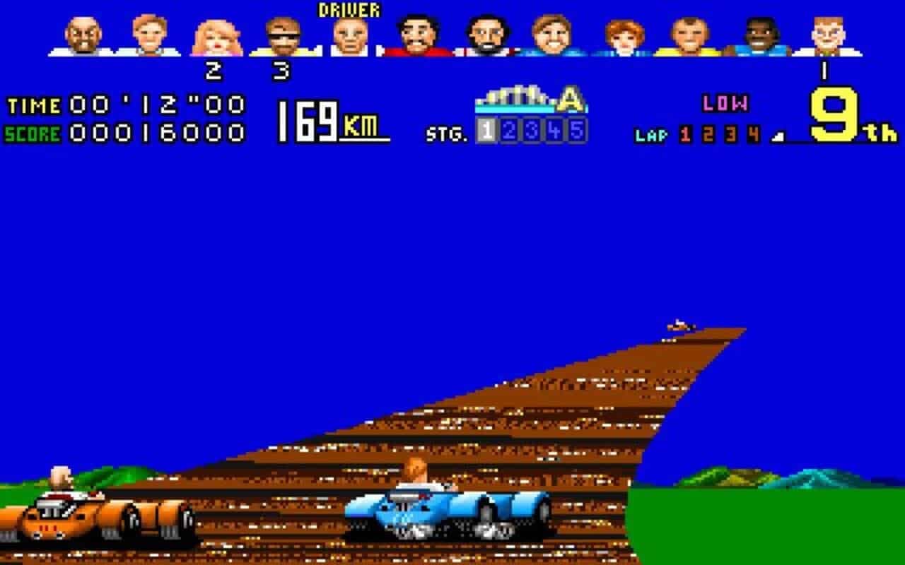 Gameplay screen of Power Drift (6/8) Gameplay screen of Power Drift (6/8)