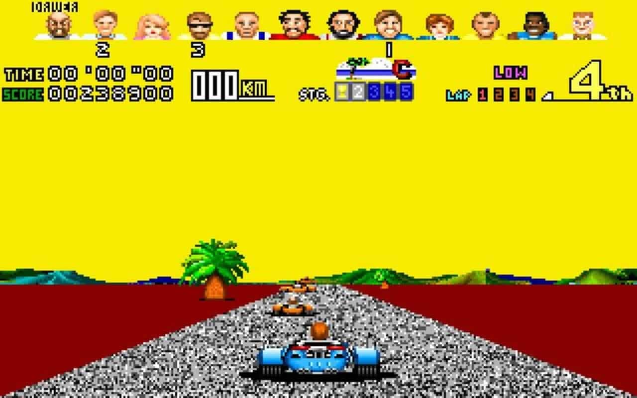 Gameplay screen of Power Drift (8/8) Gameplay screen of Power Drift (8/8)