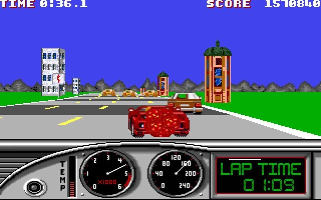 Gameplay screen of Turbo Out Run (8/8) Gameplay screen of Turbo Out Run (8/8)