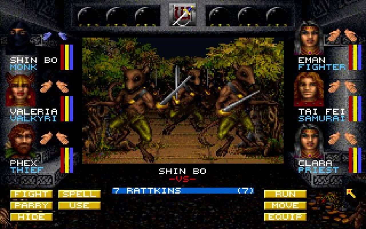 Gameplay screen of Wizardry: Crusaders of the Dark Savant (7/8) Gameplay screen of Wizardry: Crusaders of the Dark Savant (7/8)