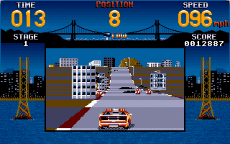 Gameplay screen of Cisco Heat: All American Police Car Race (8/8) Gameplay screen of Cisco Heat: All American Police Car Race (8/8)