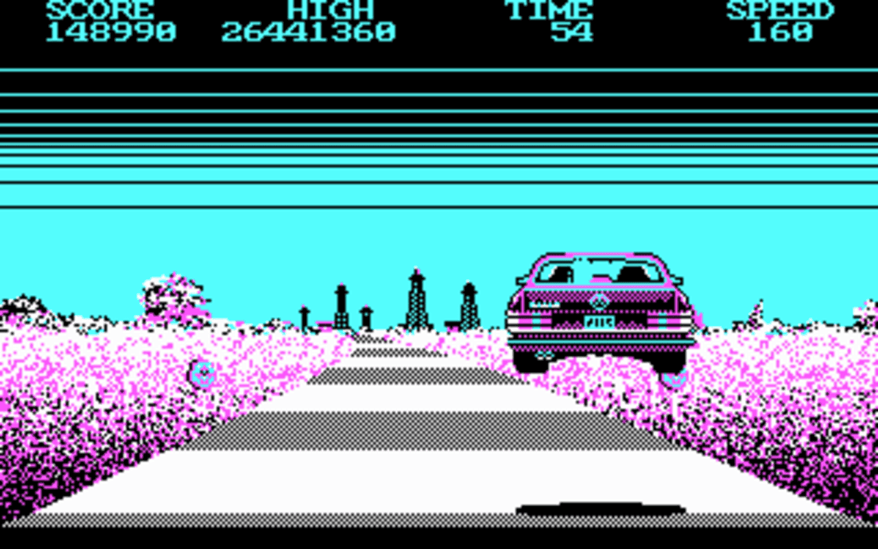 Gameplay screen of Crazy Cars (3/4) Gameplay screen of Crazy Cars (3/4)