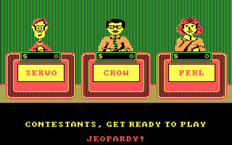 Gameplay screen of Jeopardy! (1/4) Gameplay screen of Jeopardy! (1/4)