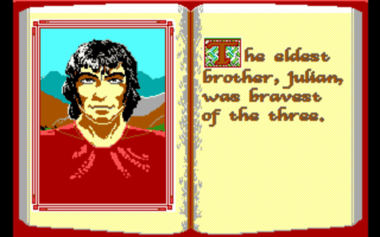 Gameplay screen of The Faery Tale Adventure: Book I (4/8) Gameplay screen of The Faery Tale Adventure: Book I (4/8)