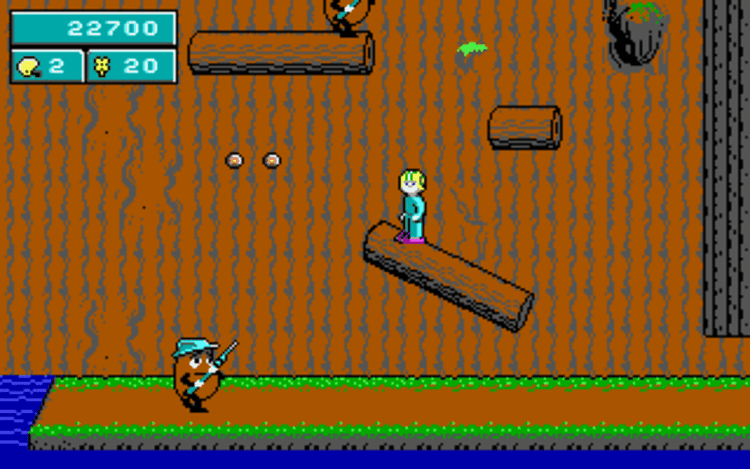 Gameplay screen of Commander Keen: Keen Dreams (6/8) Gameplay screen of Commander Keen: Keen Dreams (6/8)