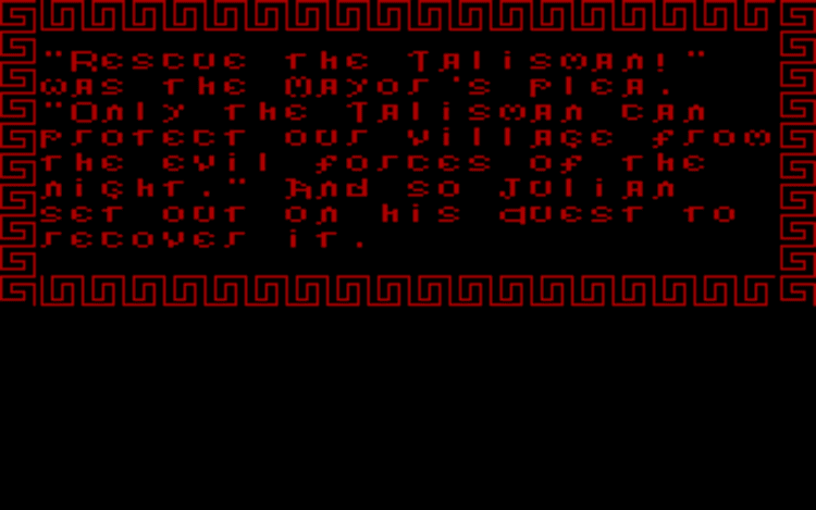 Gameplay screen of The Faery Tale Adventure: Book I (7/8) Gameplay screen of The Faery Tale Adventure: Book I (7/8)