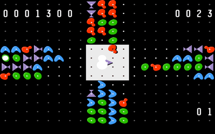Gameplay screen of Zoop (2/4) Gameplay screen of Zoop (2/4)
