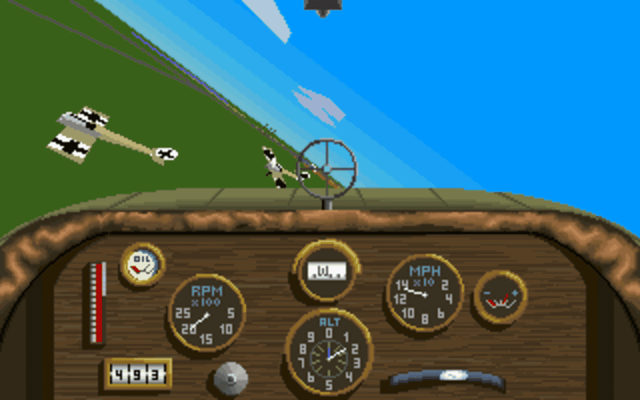 Gameplay screen of Knights of the Sky (1/8) Gameplay screen of Knights of the Sky (1/8)