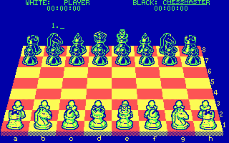 Gameplay screen of The Chessmaster 2000 (4/4) Gameplay screen of The Chessmaster 2000 (4/4)