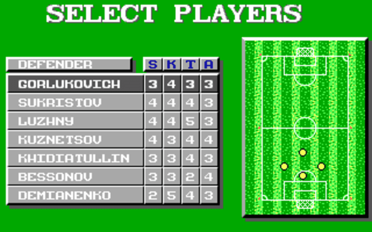 Gameplay screen of World Championship Soccer (2/4) Gameplay screen of World Championship Soccer (2/4)