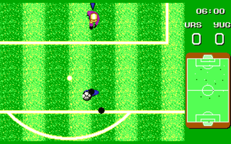 Gameplay screen of World Championship Soccer (4/4) Gameplay screen of World Championship Soccer (4/4)