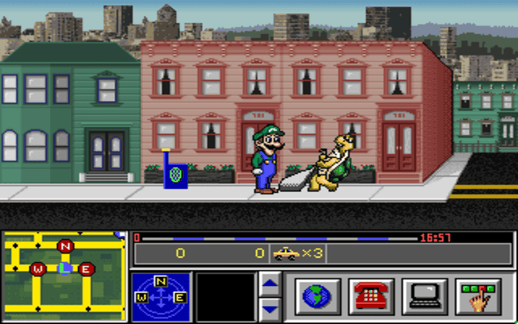 Gameplay screen of Mario is Missing! (5/8) Gameplay screen of Mario is Missing! (5/8)