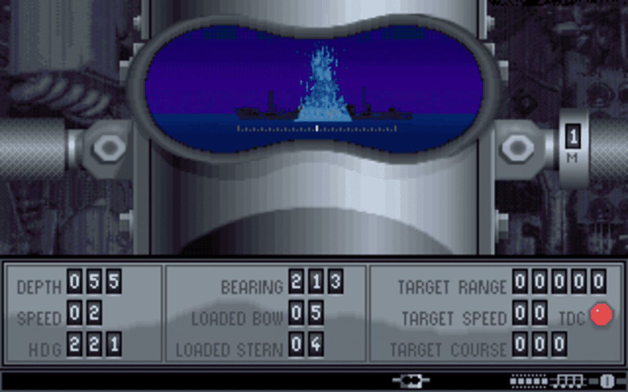 Gameplay screen of Silent Service II (8/8) Gameplay screen of Silent Service II (8/8)