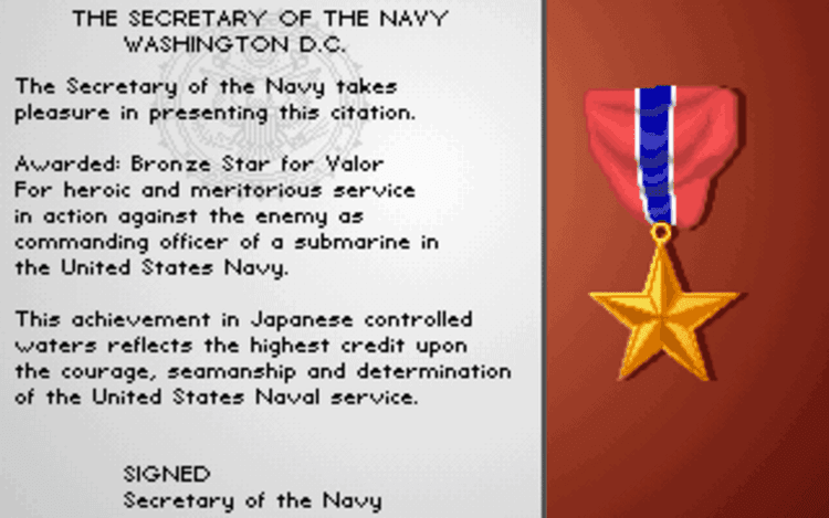 Gameplay screen of Silent Service II (6/8) Gameplay screen of Silent Service II (6/8)